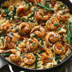 Silky Shrimp Orzo Recipe