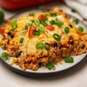 Lean Chicken Taco Casserole Recipe