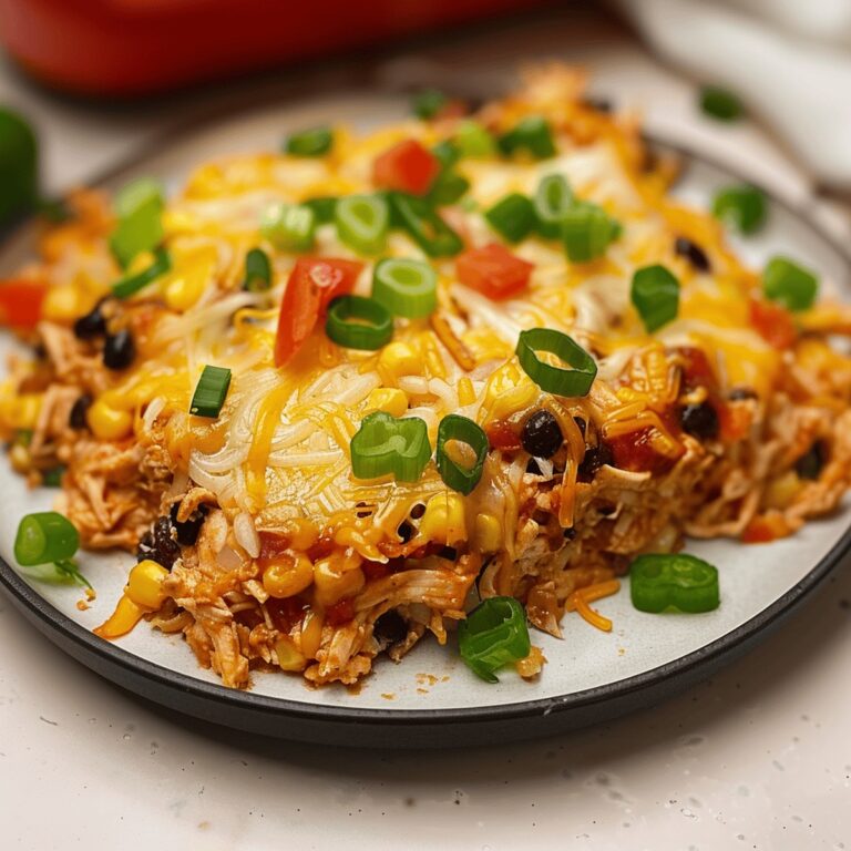 Lean Chicken Taco Casserole Recipe