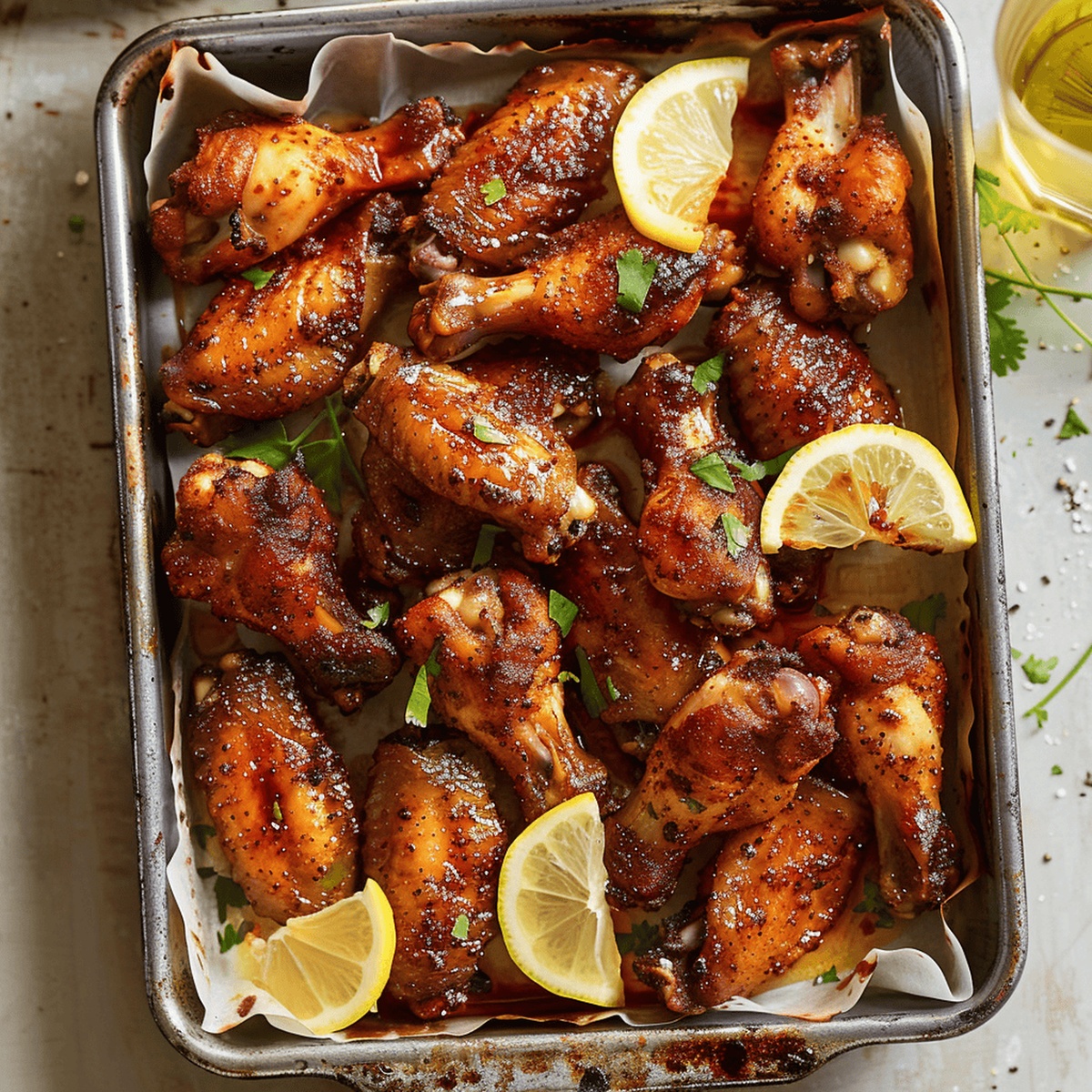 Crispy Savory Baked Chicken Wings Recipe