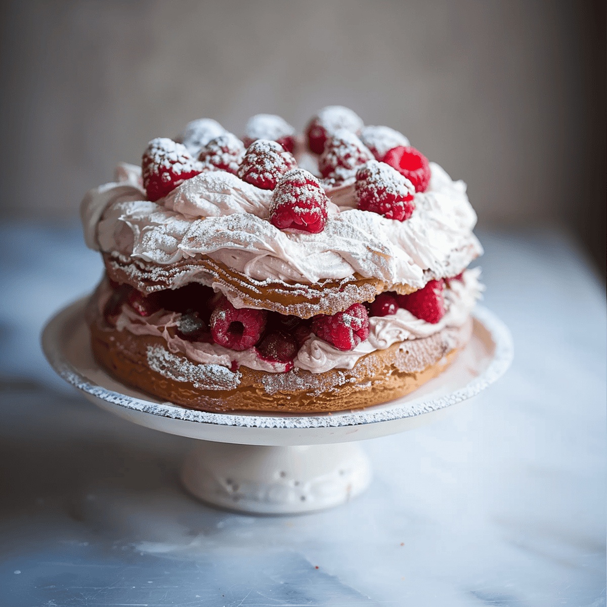 Raspberry Paris Brest Recipe
