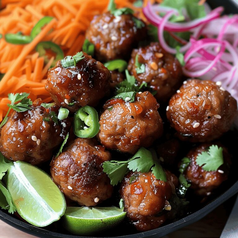 Banh Mi Meatballs Recipe
