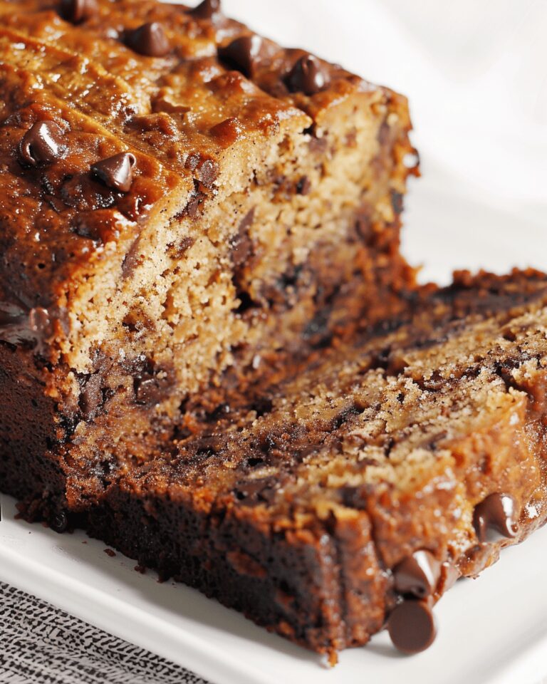 Moist Banana Chocolate Chip Cake Recipe