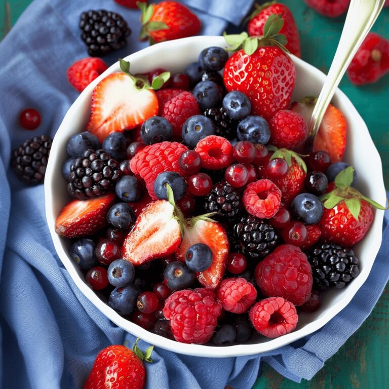 Vibrant Summer Berry Medley Salad Recipe