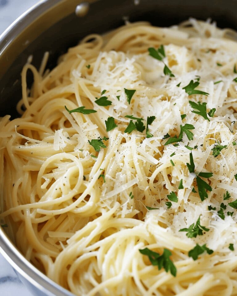 Creamy Garlic Parmesan Angel Hair Pasta Recipe