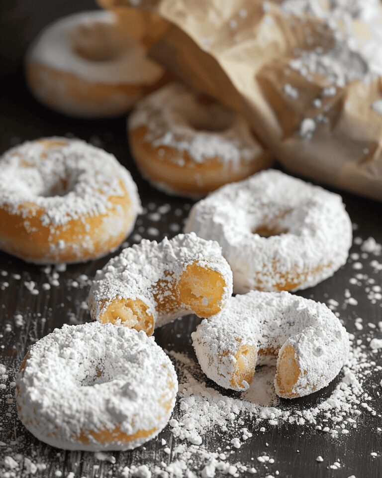 Fluffy Mini Powdered Sugar Doughnuts Recipe