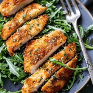 Golden Air Fryer Parmesan Chicken Recipe