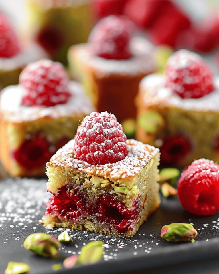 Elegant Raspberry Pistachio Financiers Recipe