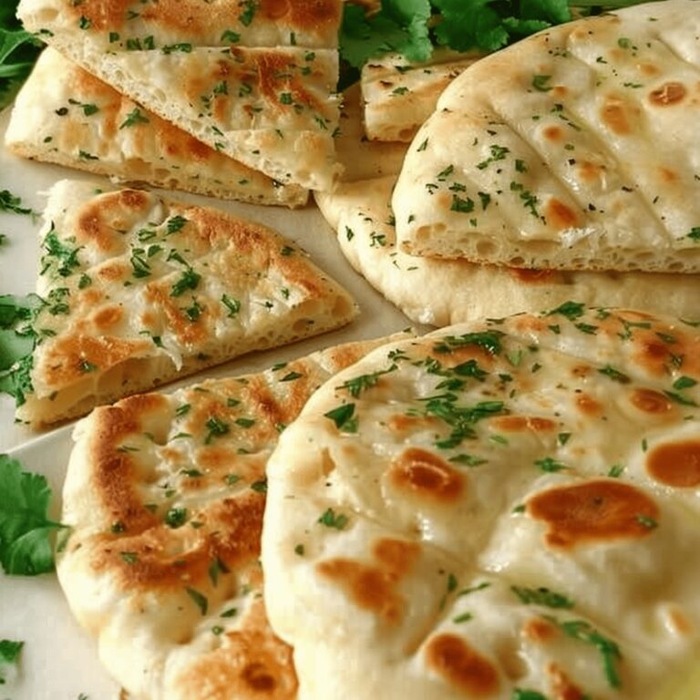 Garlic Coriander Flatbreads Recipe