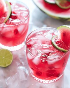 Tropical Hibiscus Watermelon Agua Recipe
