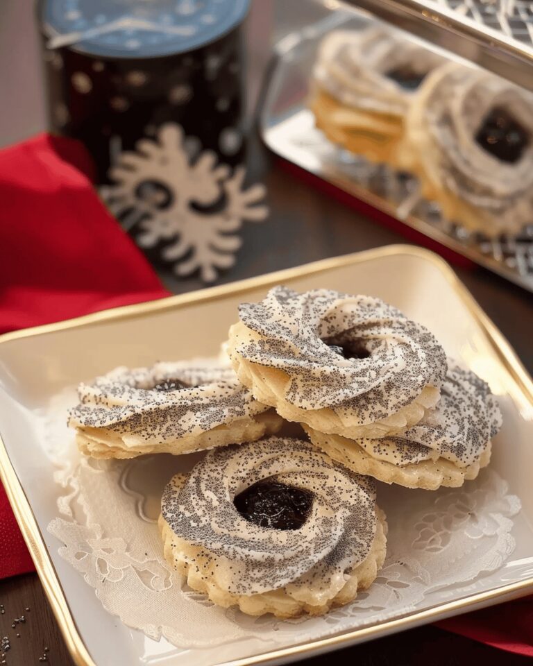 Sweet German Poppy Seed Marzipan Cookies Recipe