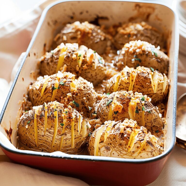 Seasoned Hasselback Potatoes Recipe