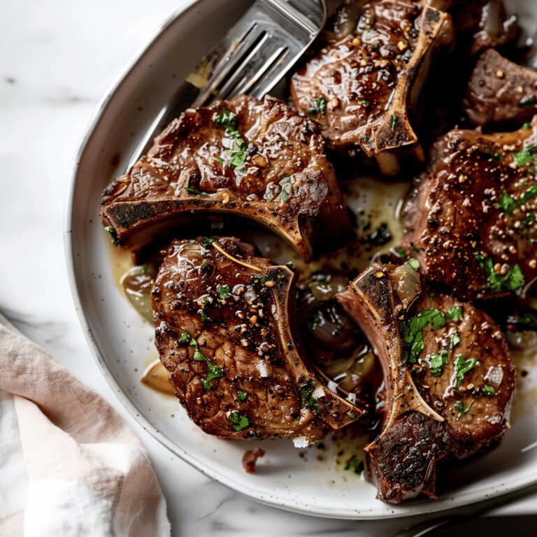 Pan Seared Lamb Chops Recipe
