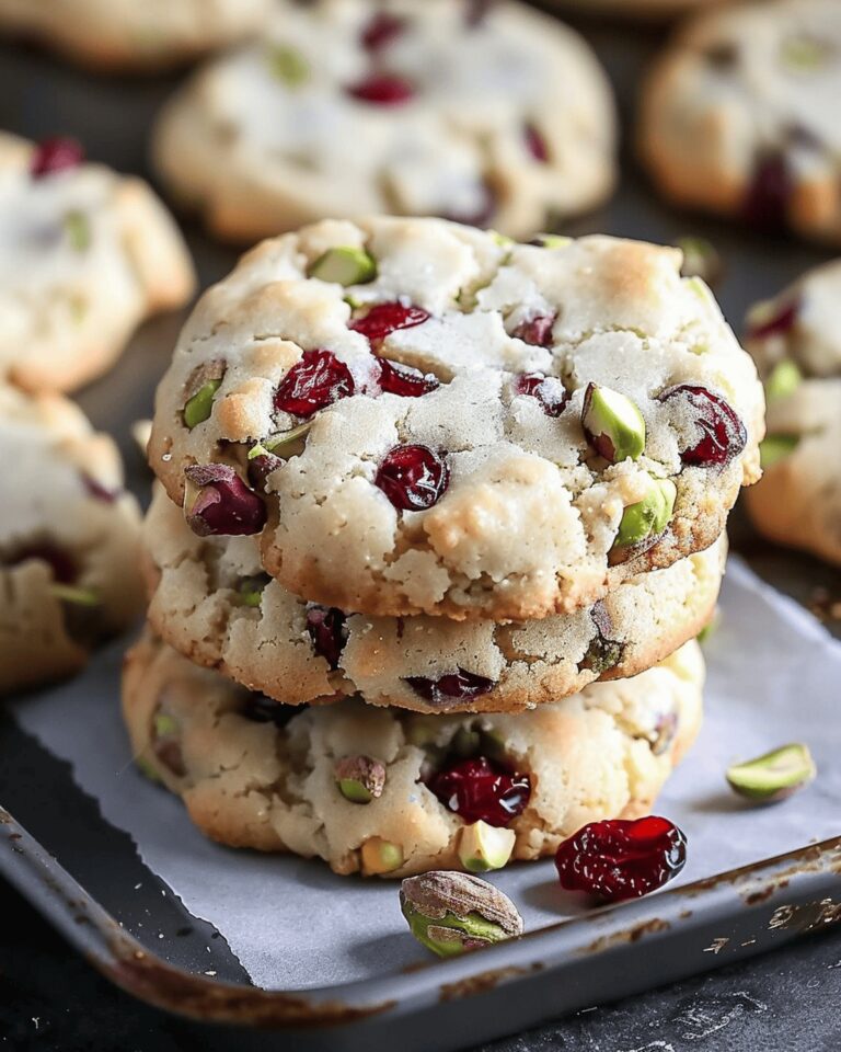 Cranberry Pistachio Bliss Cookies Recipe