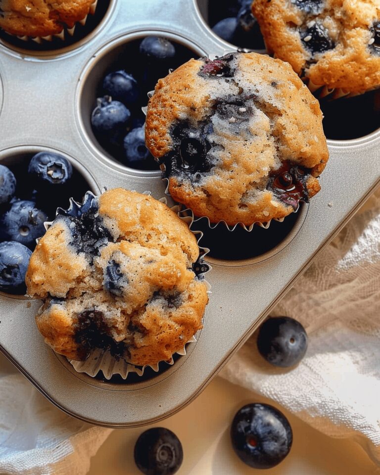 Protein-Packed Cottage Cheese Blueberry Muffins Recipe