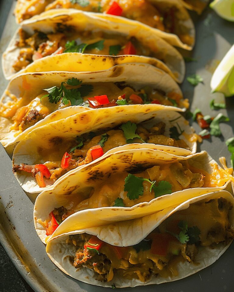 Crispy Oven-Baked Chicken Tacos Recipe