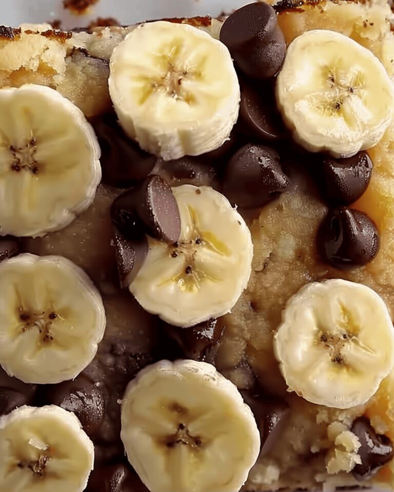 Fudgy Banana Chocolate Chip Squares Recipe