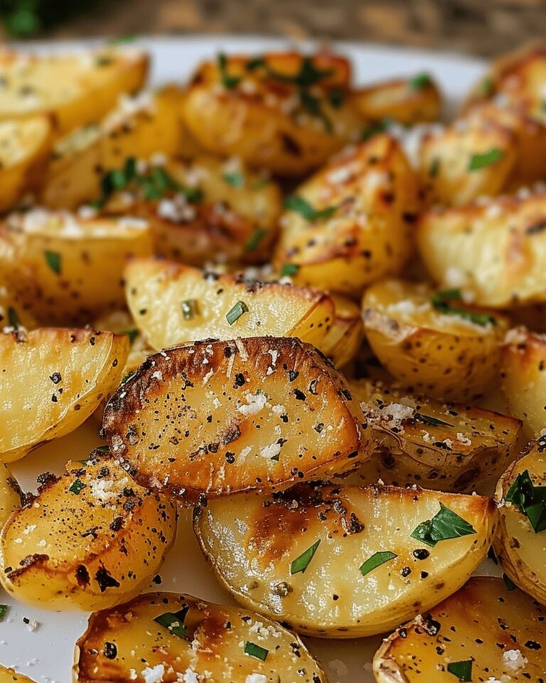 Garlic Parmesan Roasted Potatoes Recipe