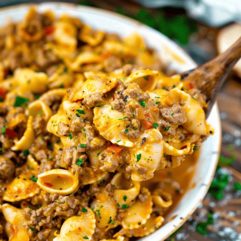 Creamy Beef And Shells Recipe