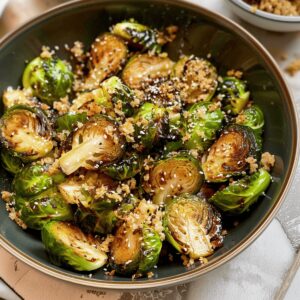 Miso-Sesame Glazed Brussels Sprouts Recipe
