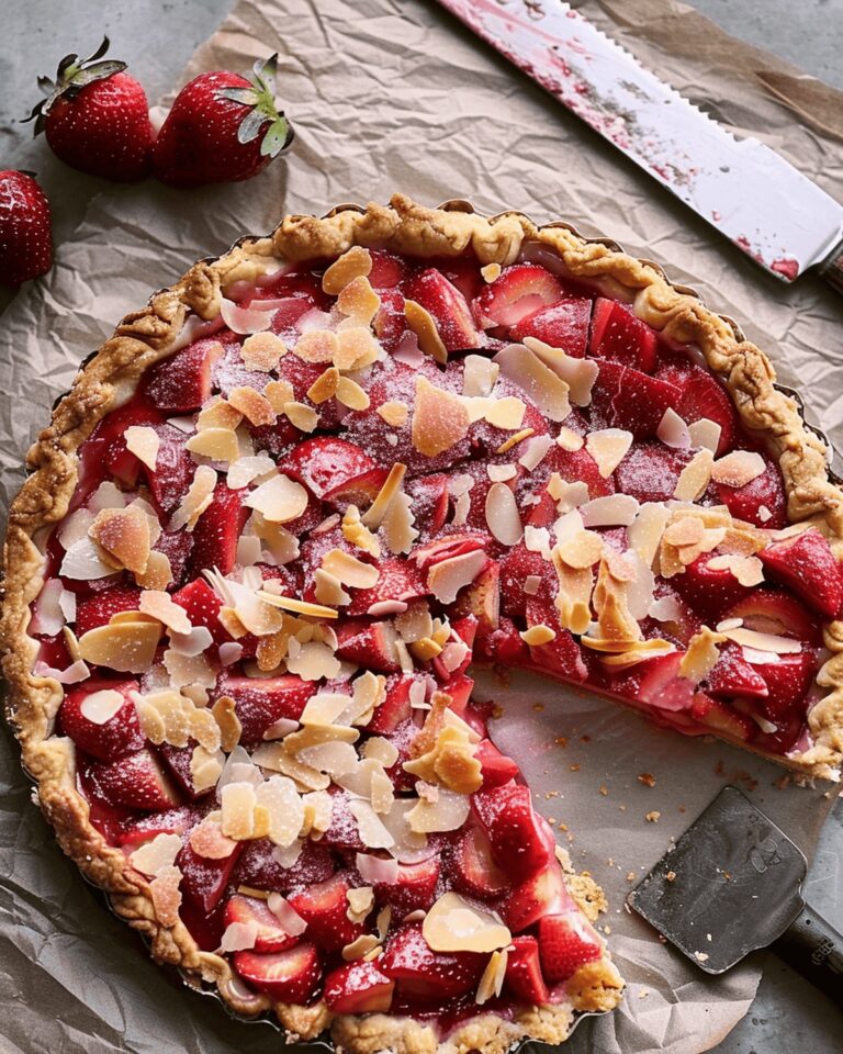 Tantalizing Rhubarb And Strawberry Tart Recipe