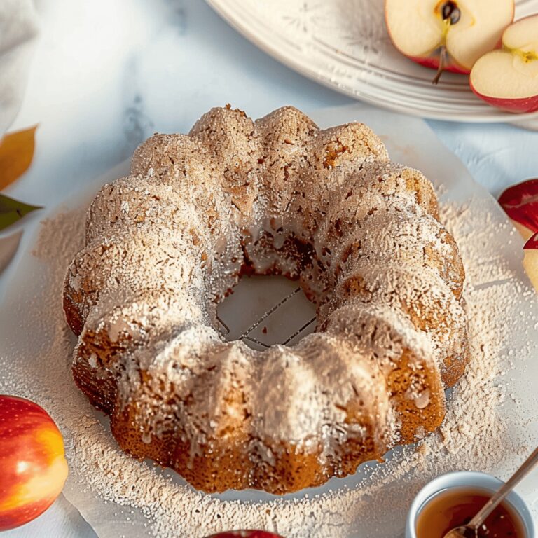 Rustic Apple Cider Donut Cake Recipe