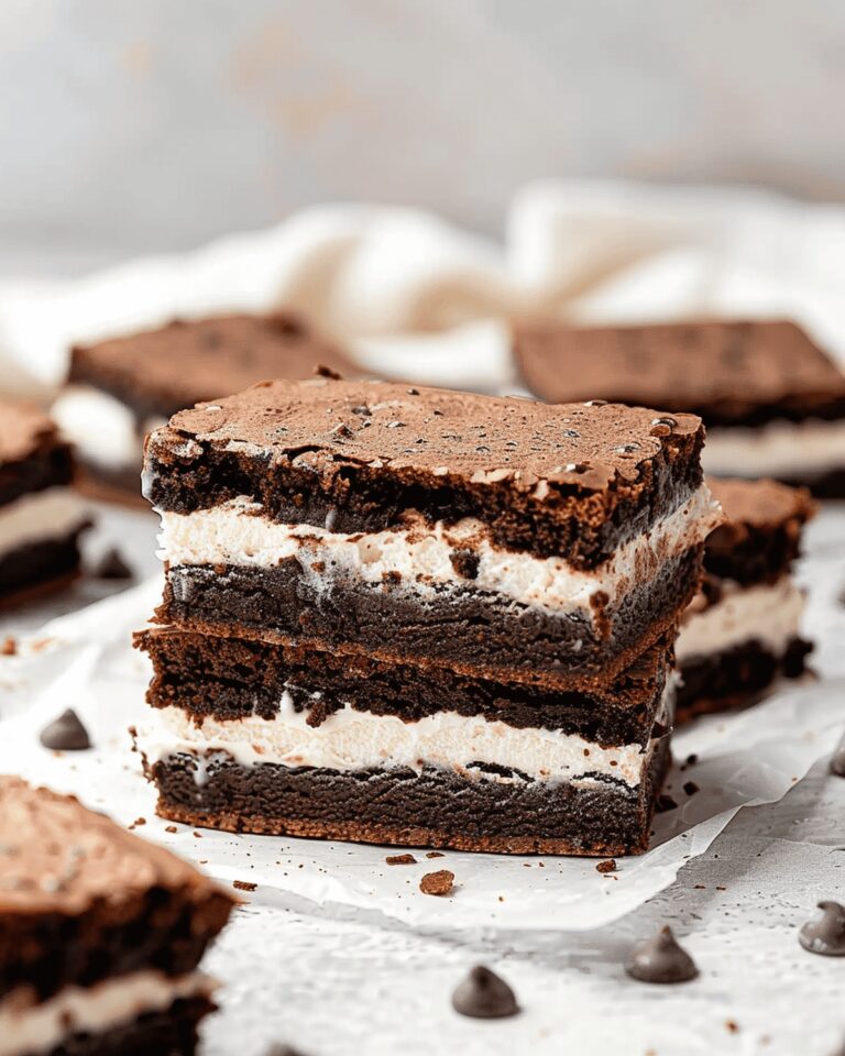 Velvety Brownie Ice Cream Sandwiches Recipe