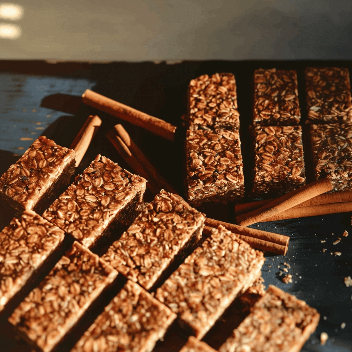 Wholesome Cinnamon Oatmeal Granola Bars Recipe