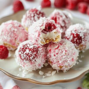 Raspberry Cream Cheese Bites Recipe