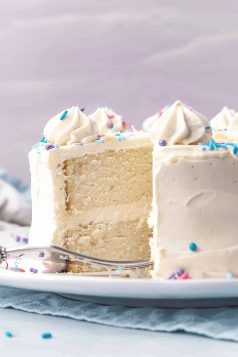 Heavenly White Cake Recipe
