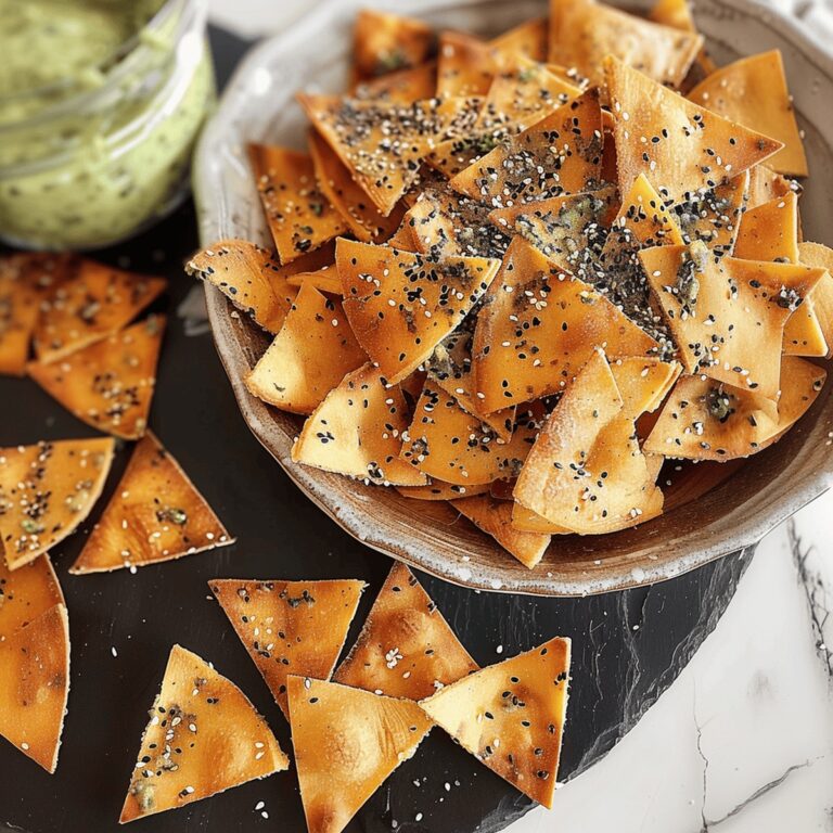Crunchy Zaatar Pita Chips Recipe