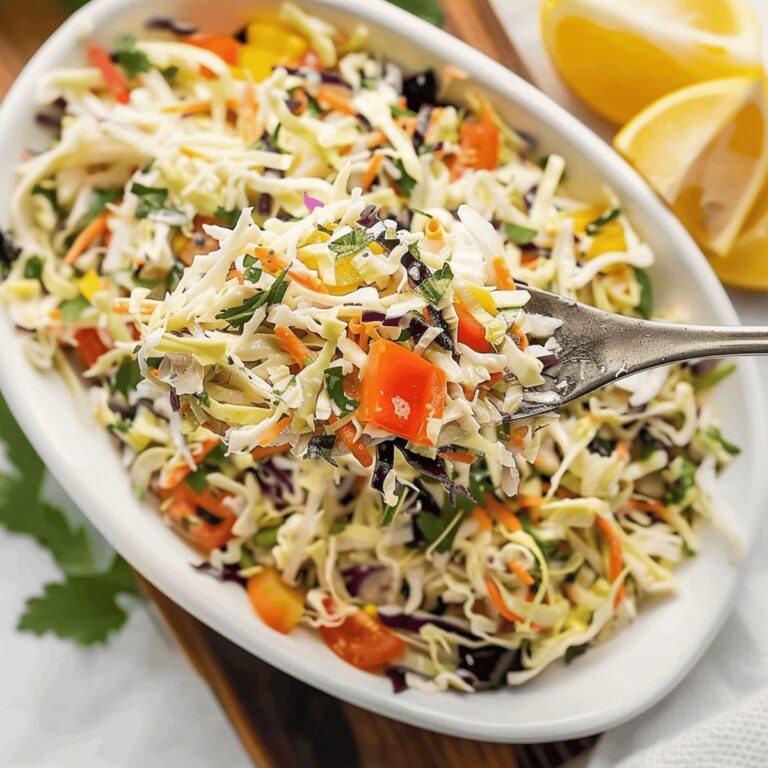 Mediterranean Coleslaw Recipe
