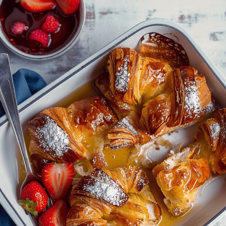 Croissant Baked French Toast Recipe