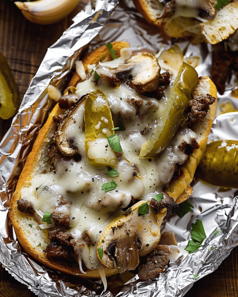 Cheesy Philly Cheesesteak Foil Packs Recipe