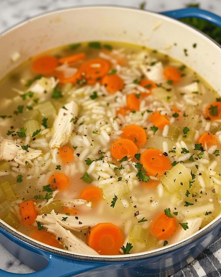 Comforting Chicken And Rice Soup Recipe