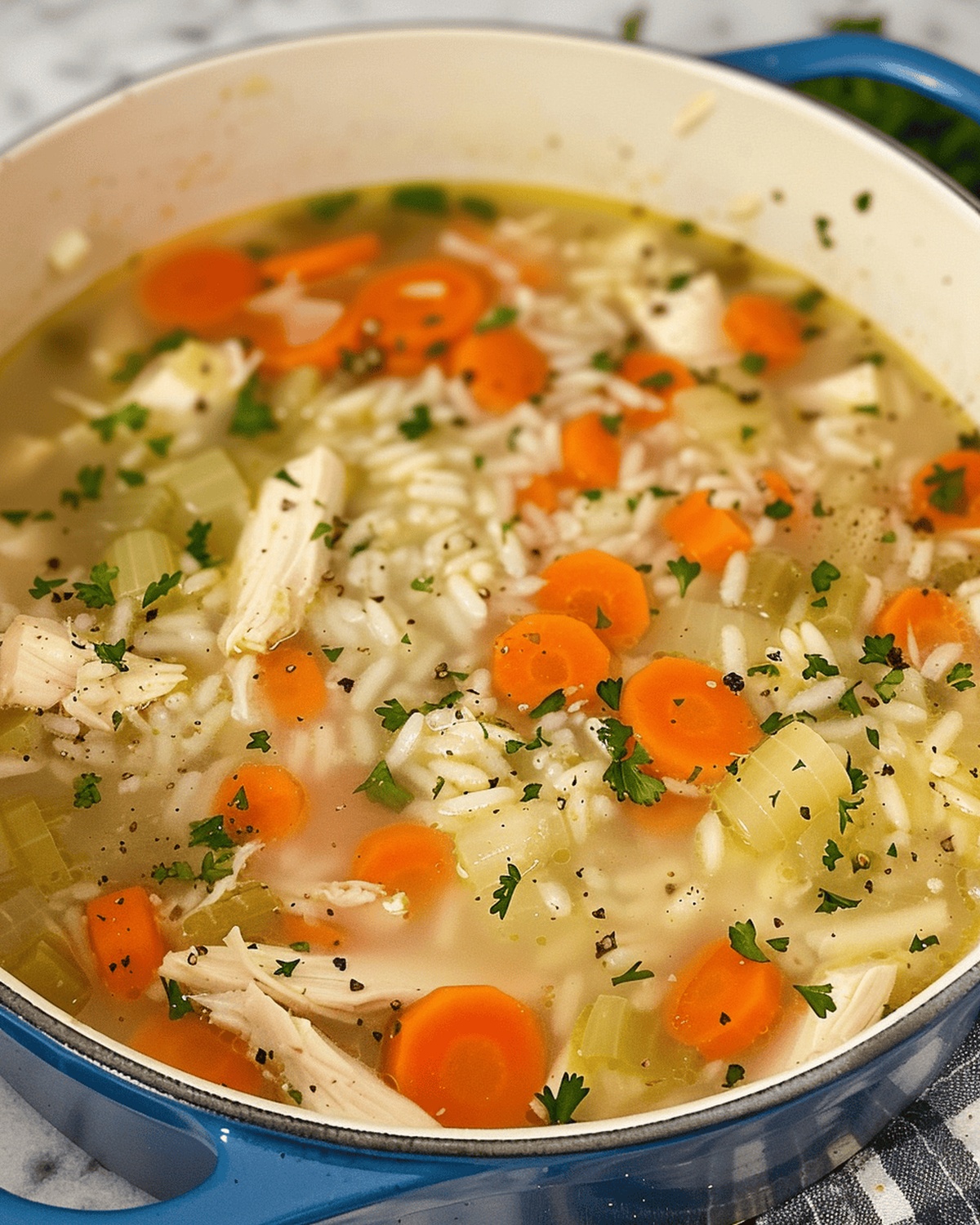 Comforting Chicken And Rice Soup Recipe