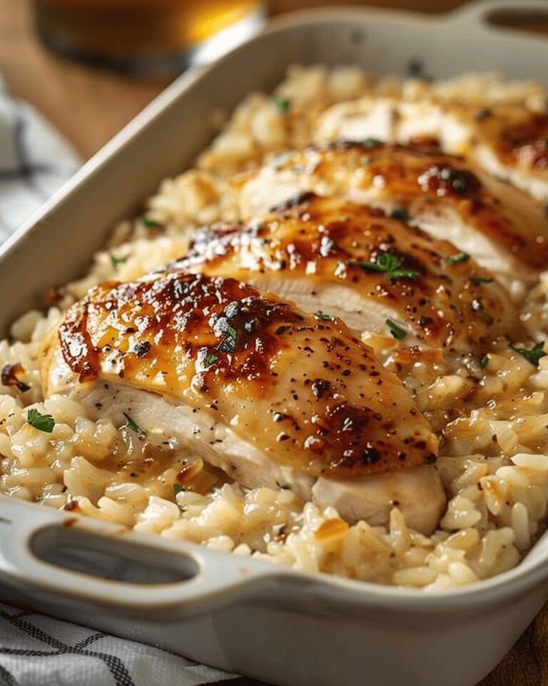 Creamy Chicken And Rice Bake Recipe