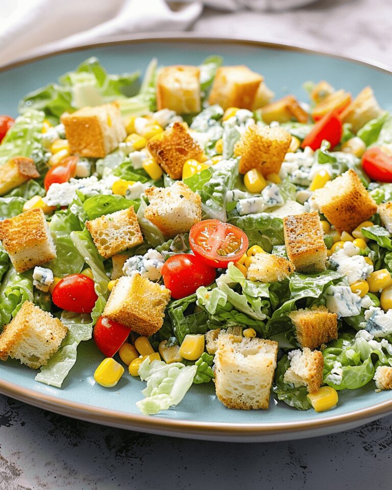 Crispy Romaine Salad with Blue Cheese Recipe