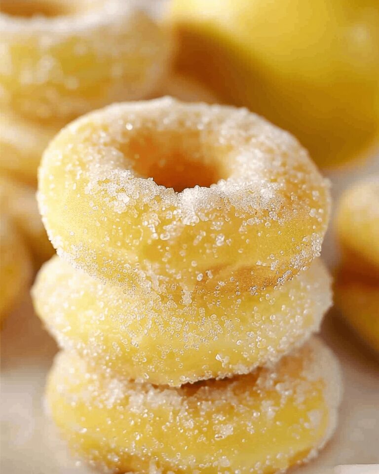 Tangy Lemon Sugar Baked Donuts Recipe