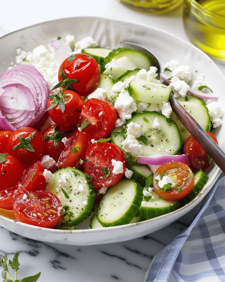 Fresh Tomato & Cucumber Salad Recipe