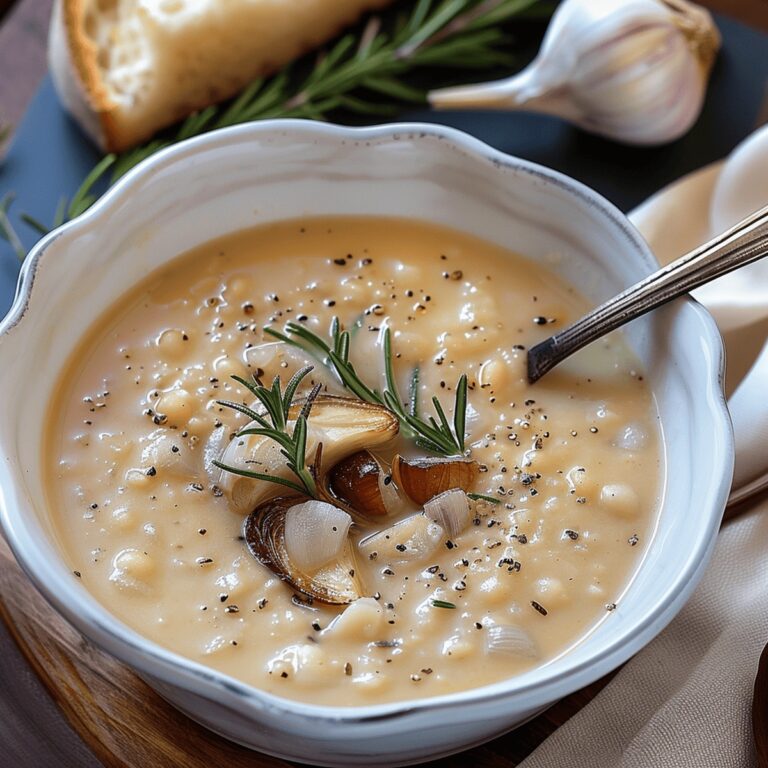 Rosemary And Roasted Garlic White Bean Soup Recipe