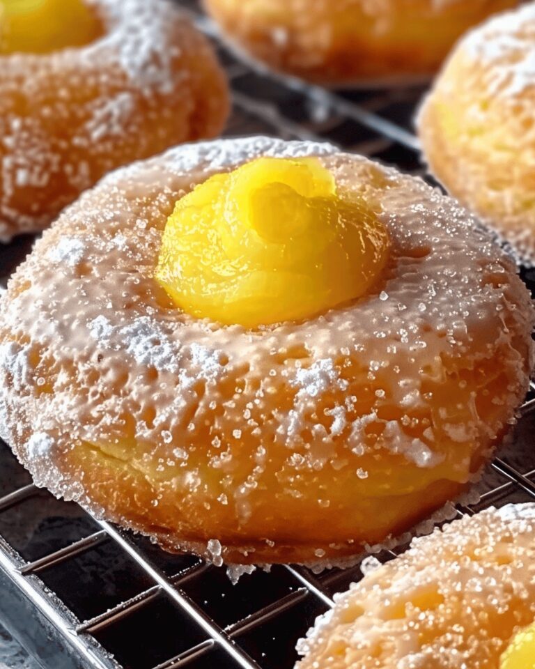 Tangy Lemon Curd Donuts Recipe