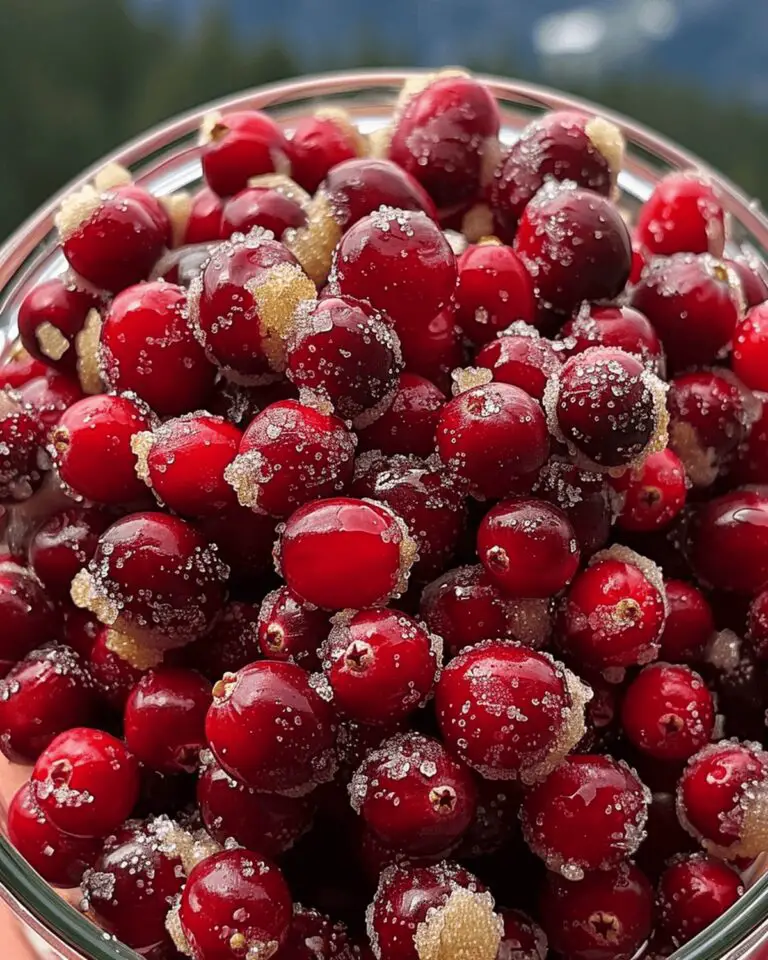 Maple Infused Cranberry Delights Recipe