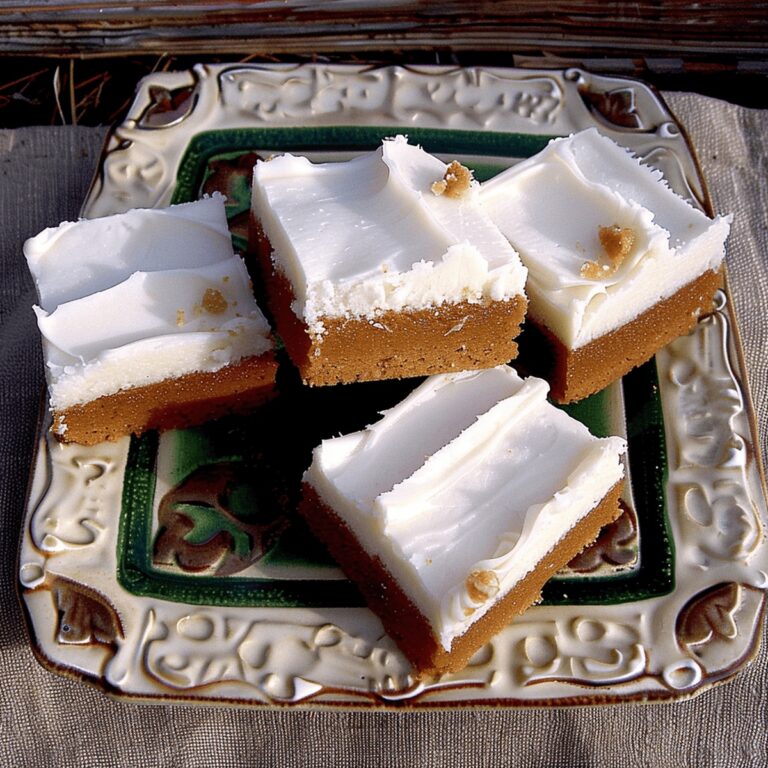 Heavenly Gingerbread Bars Recipe
