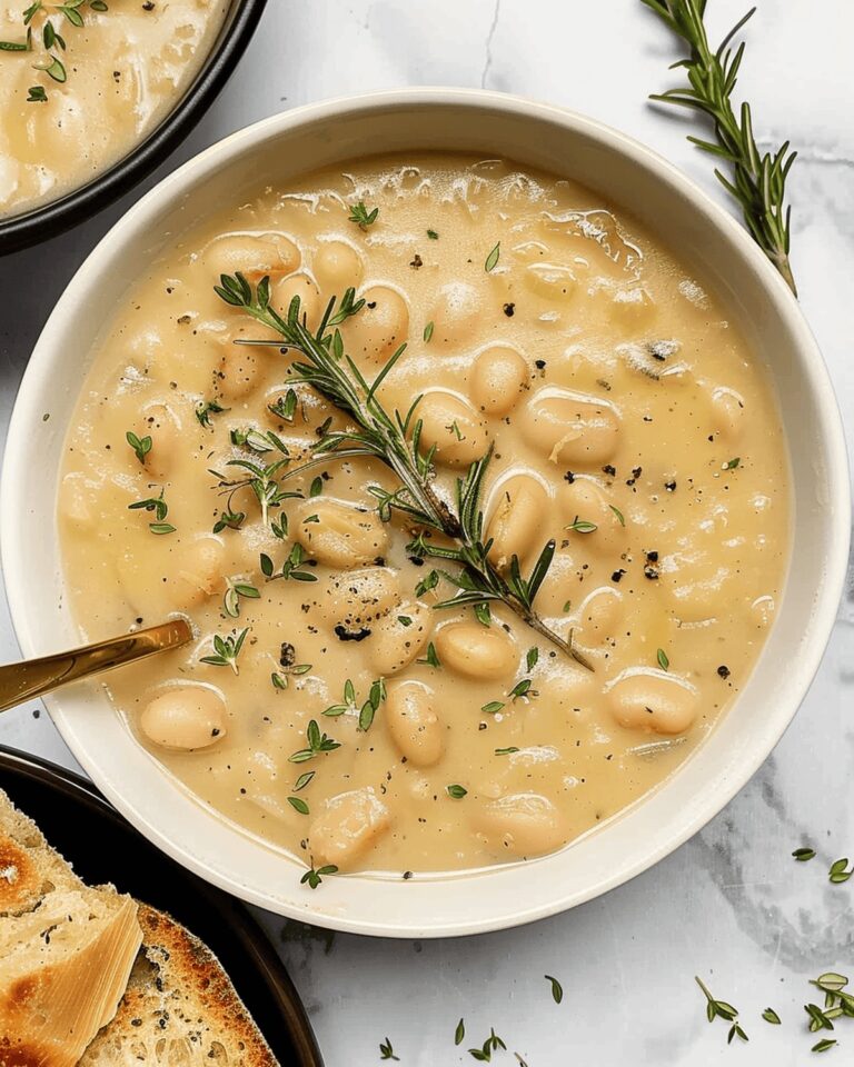 Rustic Rosemary Bean Soup Recipe