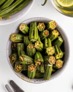 Crispy Baked Okra Recipe