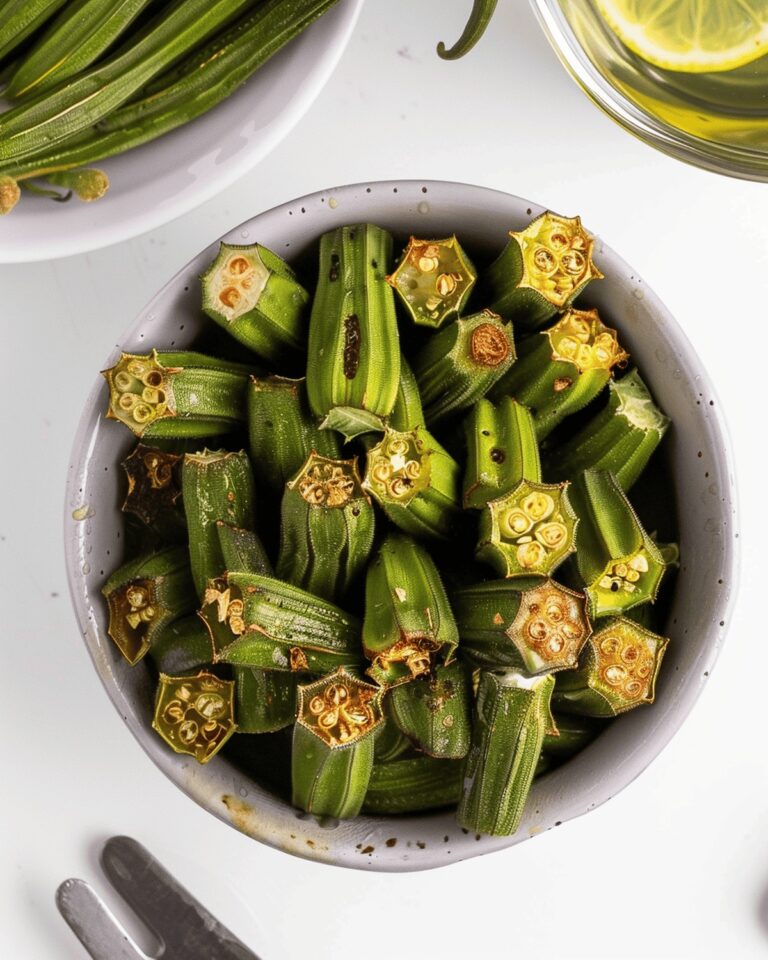 Crispy Baked Okra Recipe