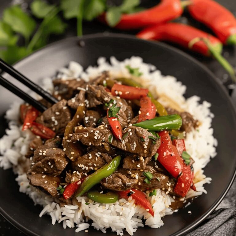 Slow Cooker Pepper Steak Recipe