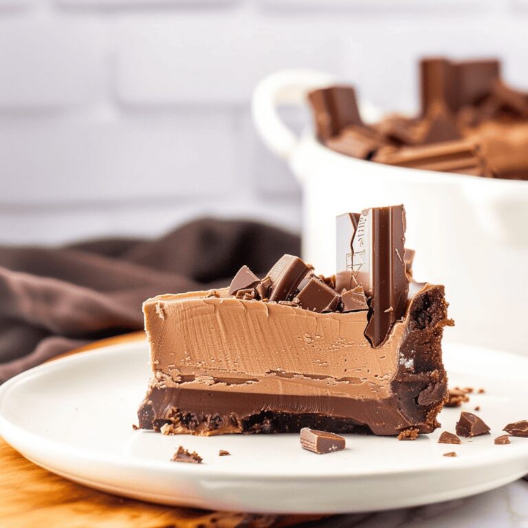 No-Bake Kit Kat Cheesecake Recipe