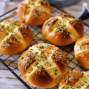 Korean Cream Cheese Garlic Bread Recipe